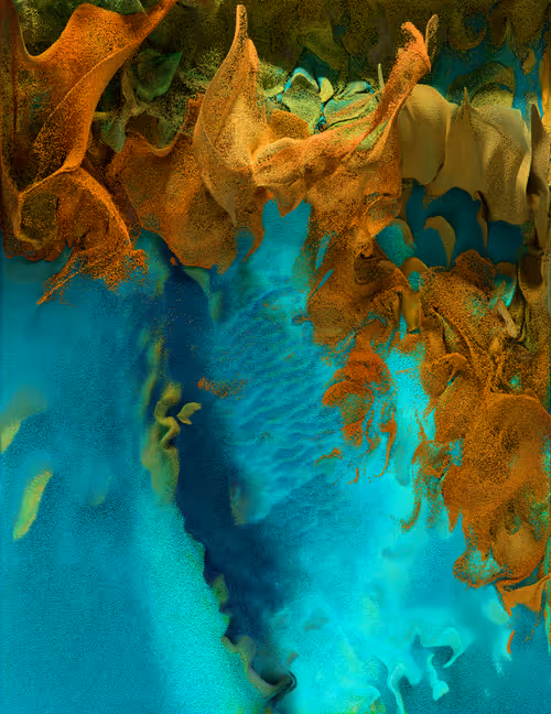 Machine Hallucinations – Mars : AI Data Paintings by Refik Anadol